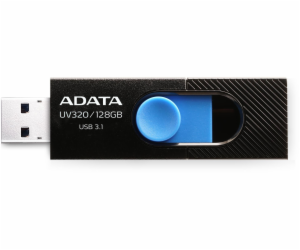 Flash disk ADATA UV320 128GB černá/modrá (AUV320-128G-RBKBL)