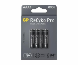 Nabíjecí baterie GP ReCyko Pro Professional AAA (HR03), 4 ks