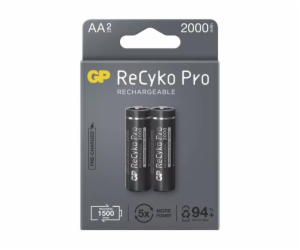 Baterie AA (R6) nabíjecí 1,2V/2000mAh GP Recyko Pro  2ks