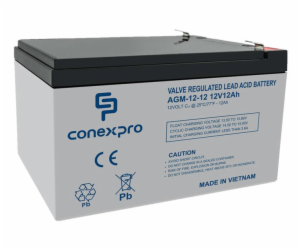 Baterie Conexpro AGM-12-12 VRLA AGM 12V/12Ah, T2 