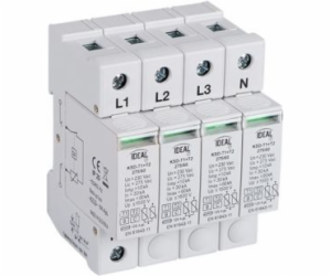 Kanlux Svodič přepětí B+C 3P+N 30kA 1,5kV KSD-T1T2 275/24...