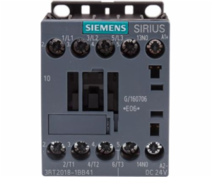 Siemens Power Stykač 16A 3P 24V DC 1NC 0R S00 (3RT2018-1B...