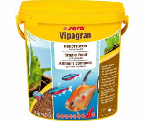 Sera Vipagran Nature 3kg/10L, granule - základní krmivo