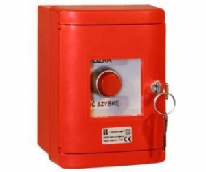 Spamel SP22 FIRE TLAČÍTKO IP55 červené (SP22-WC-11/OBC)