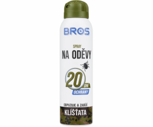 Sprej proti klíšťatům na oděvy Bros 90 ml