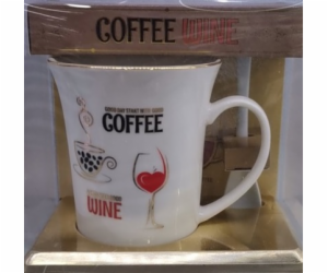 Hrnek s lžičkou COFFEE WINE  300 ml