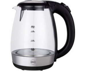 ELDOM Glass kettle LIMEA 2200 W capacity 1.7L LED backlight