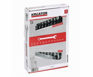 Sada klíčů Kreator KRT500009 očkoploché 8-22mm, 12ks