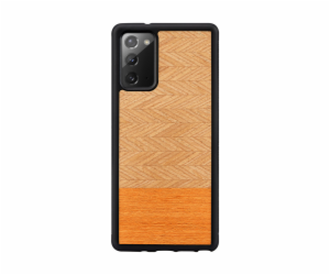 MAN&WOOD case for Galaxy Note 20 herringbone arancia black