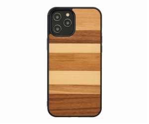 MAN&WOOD case for iPhone 12/12 Pro sabbia black