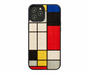 MAN&WOOD case for iPhone 12 Pro Max mondrian wood black