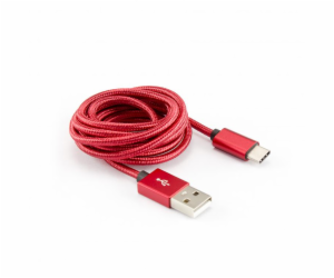 Sbox USB-TYPEC-15R USB->Type C M/M 1.5m fruity red