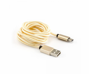 Sbox USB-TYPEC-15G USB->Type C M/M 1.5m fruity gold