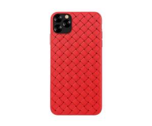 Devia Woven Pattern Design Soft Case iPhone 11 Pro red