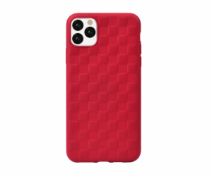 Devia Woven2 Pattern Design Soft Case iPhone 11 Pro red