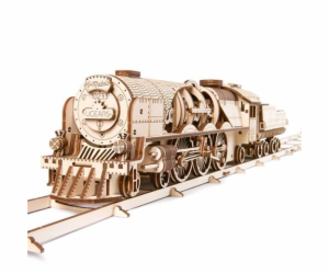 Hračka Ugears 3D dřevěné mechanické puzzle V-Express parn...