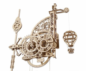 Hračka Ugears 3D dřevěné mechanické puzzle Nástěnné hodin...