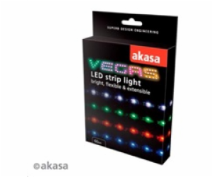 AKASA LED pásek Vegas, Molex 12V napájení, 60cm, modrý