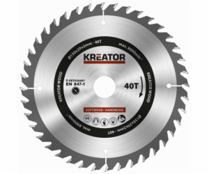 Kreator KRT020407 - Pilový kotouč na dřevo 150mm, 40T