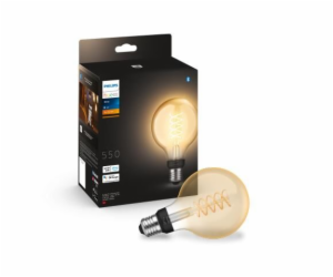 Philips Hue White Filament Globe 7W E27 G93 DIM 929003051...