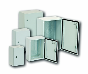 GT 40-30-20 METAL ENCLOSURE NT 400X300X200 SOLID DOOR WIT...