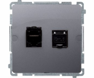 Contact-Simon Computer Socket Simon Basic Double RJ45 Kat...