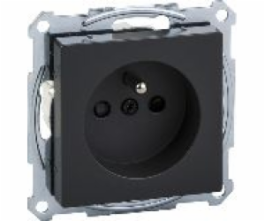 Schneider Electric Plug Socket Single Undering Anthracite...