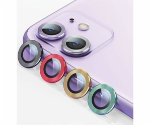 UPISAMS CAMERS LENS Glass iPhone 11 Metal Ring Yellow/Yel...