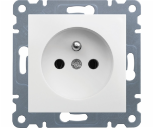 Hager Polo Single Socket Lumina2 Z/U 16A WHITE - WL1020