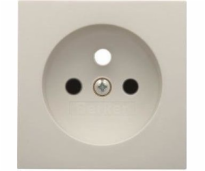 B.SQUARE MODULE WHITE PLATE FOR 1X Z/U SOCKETS WITH ONE P...