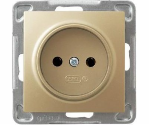 Ospel Impsiment Socket Single Gold Metallic (GP-1Y/M/28)