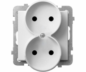 Ospel Socket Sonata dvojitá bílá (GP-2RR/m/00)