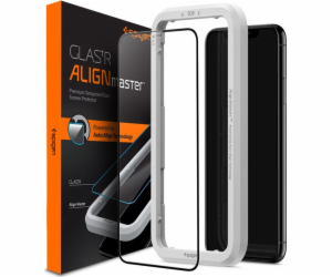 Spigen Tempered Glass Spigen Alm Glass FC iPhone 11 Black