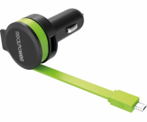 Realpower MicroUSB kabel + 1x USB nabíječka (257635)