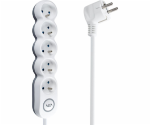 Libox LB0192 Power Strip 1,5 m bílá (LB0193-1.5)