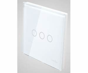 TouchMe Touchme Large Glass Panel, Triple, White Connecto...