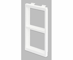 Kontaktní adaptér CIMA pro 2 moduly K45 45x45mm White S62/9