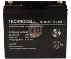 Technocell Hlavní údržba baterie AGM 18AH 12V Technocell ...