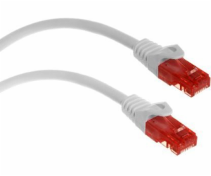 Maclean RJ-45/RJ-45, Cat.6, U/UTP, bílá, 3m (MCTV-303W)