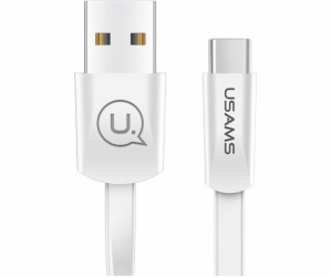 USB USAMS DJAMS kabel U2 USB-C 1,2 m bílý/bílý/bílý SJ200...