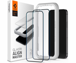 Spigen Tempered Glass Spigen Alm Glass FC 2-Pack iPhone 1...