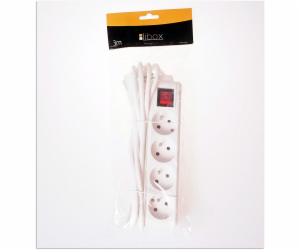 Libox Power Strip 4 Sockets 1,5 m White (LB0083-1.5)