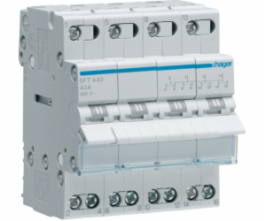 Hager Polo Modular Switch I-0-II 4P 40A (SFT440)