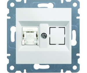 Hager Polo Computer Socket Lumina2 Single RJ45 Kat. 5e UT...