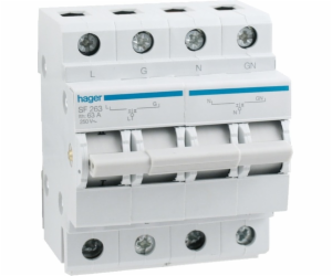 Hager Polo Modular Switch Network-Gender 2P 63A SF263