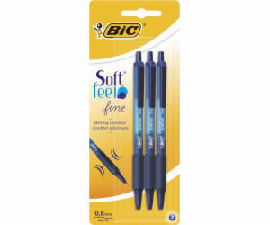 Bic Blue Soft Feel bls kuličkové pero 3 ks BIC