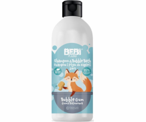 Barevný šampon BEBI Kids a 2in1 Bath Liquid - Balloon Gum...