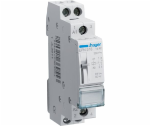 Hager Pulzní relé 16A 24V AC 12V DC 1Z 1R (EPN518)