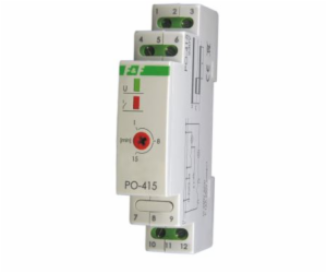 PO-415 TIMER RELAY 10A 1P 1-15MIN 1M 230V AC DELAYED FALL...