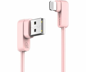 Usams USB-A – Lightning kabel 1,2 m růžový (IPUSBCY03)